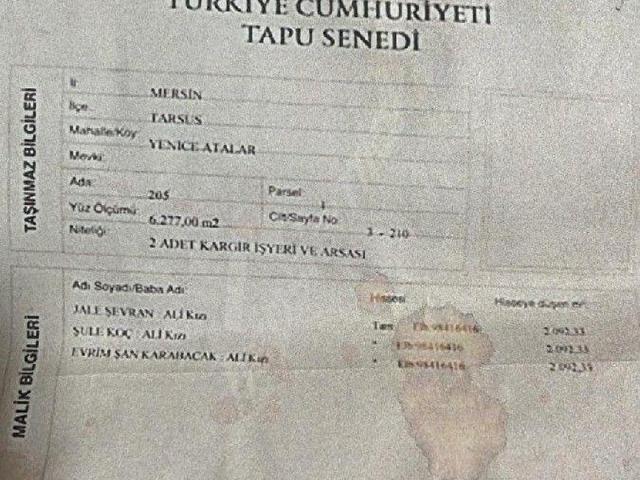 Tarsus, Mersin içerisinde satılık Dükkan