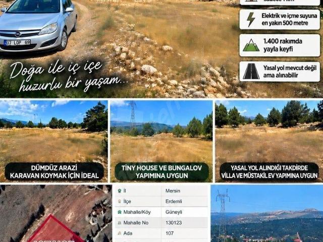 Güneyli, Erdemli içerisinde satılık Arsa