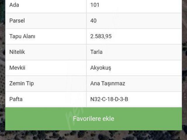 Değnek, Toroslar içerisinde satılık Arsa