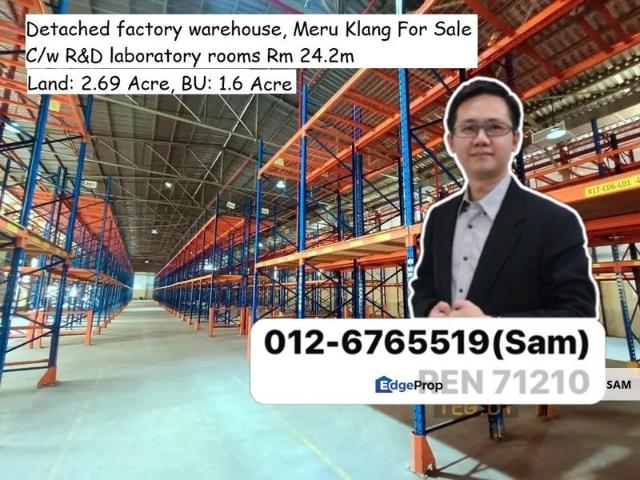 Warehouse for sale in Port Klang, Selangor