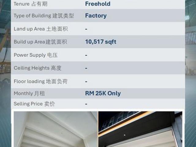 Warehouse for rent in Port Klang, Selangor