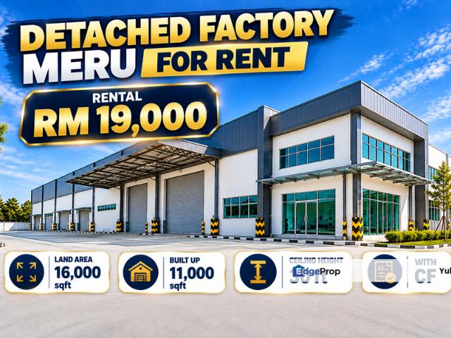 Warehouse for rent in Bandaraya Klang, Klang