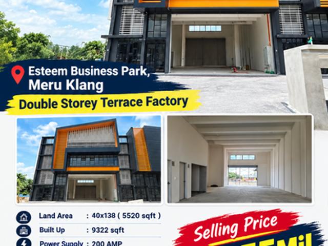 Warehouse for sale in Taman Meru Sejahtera, Bandaraya Klang