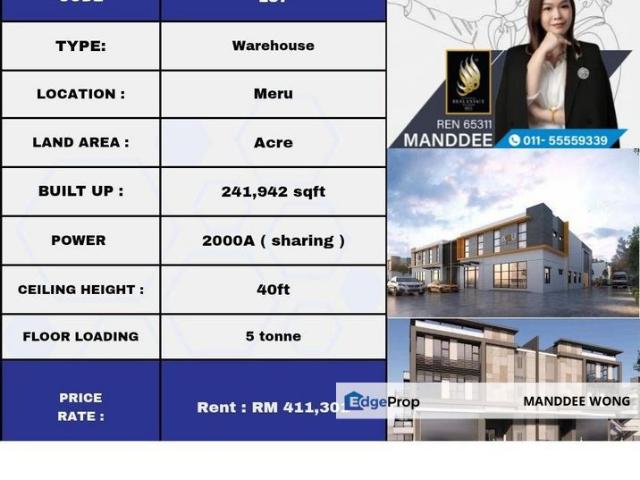 Warehouse for rent in Port Klang, Selangor
