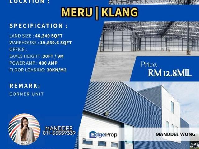 Warehouse for sale in Port Klang, Selangor