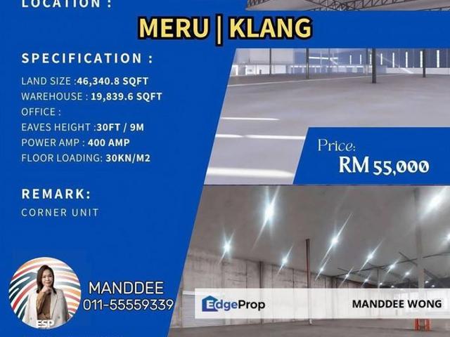 Warehouse for rent in Port Klang, Selangor