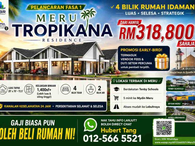 House for sale in Perak, Tanjong Ipoh