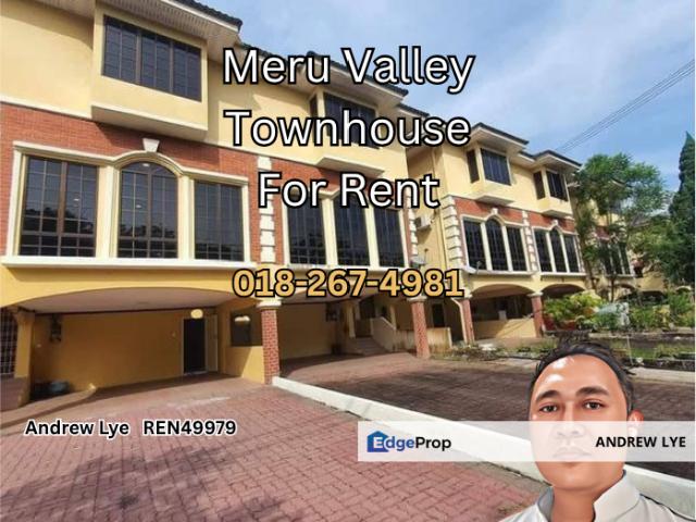 House for rent in Majlis Bandaraya Ipoh, Kinta