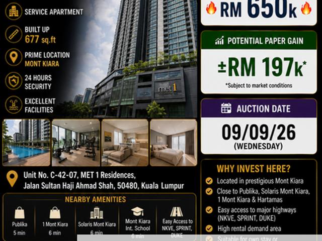 Condominium for sale in Country Heights Damansara, Kuala Lumpur