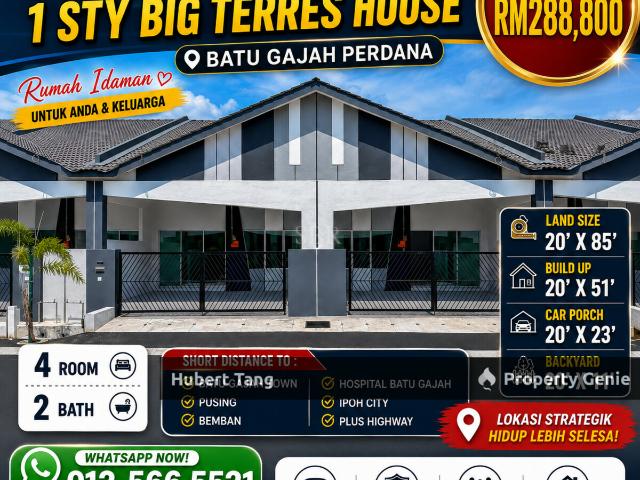 Terraced House for sale in Perak, Pusing
