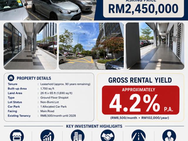Shop for sale in Kepong, Kuala Lumpur