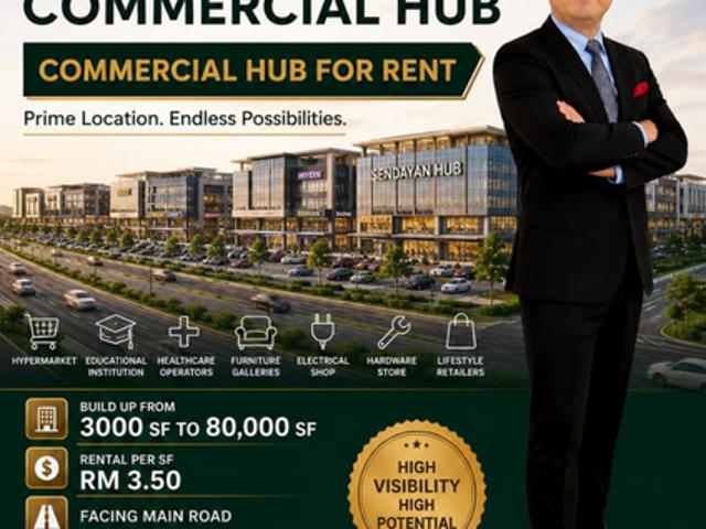 Shop for rent in Sendayan Village, Negeri Sembilan