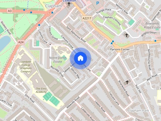 Apartment for rent in Clapham Park, Greater London
