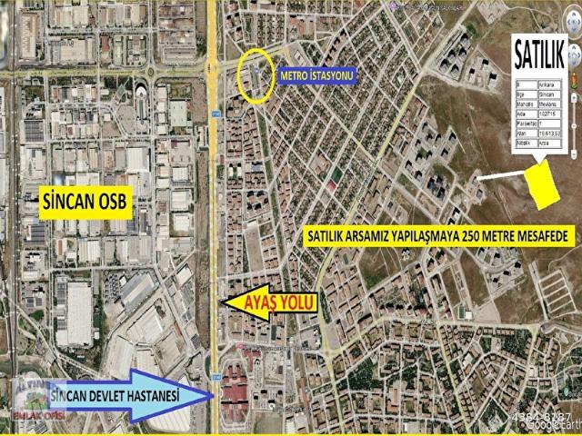 Sincan, Ankara içerisinde satılık Arsa