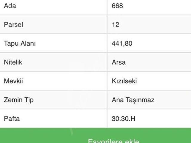 Mut, Mersin içerisinde satılık Arsa