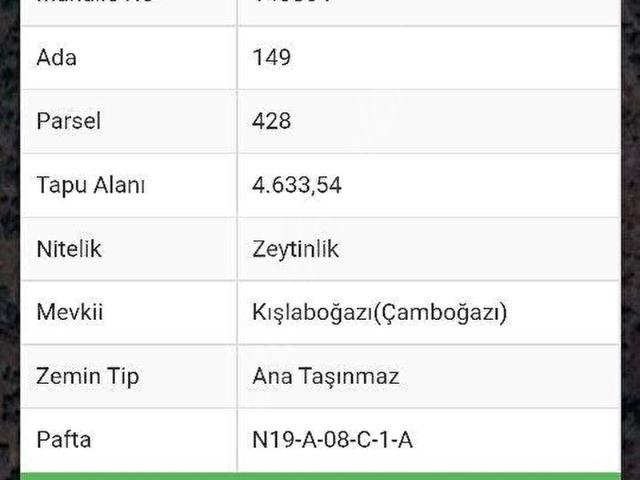 Derince, Milas içerisinde satılık mülk