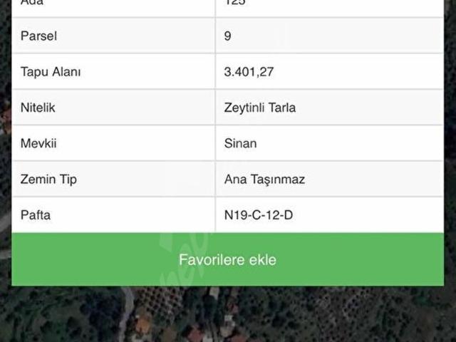Çiftlik, Milas içerisinde satılık Arsa