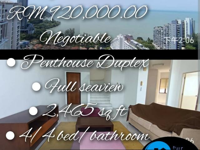 Penthouse for sale in Georgetown, Penang