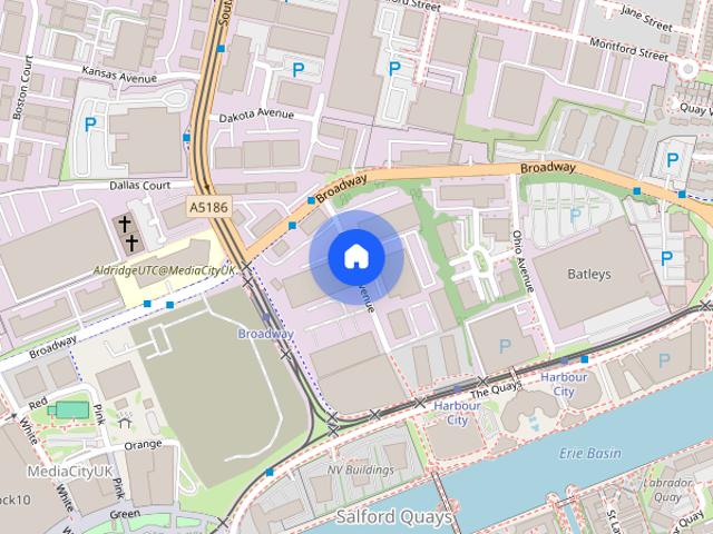 Studio for rent in Salford Quays, Salford
