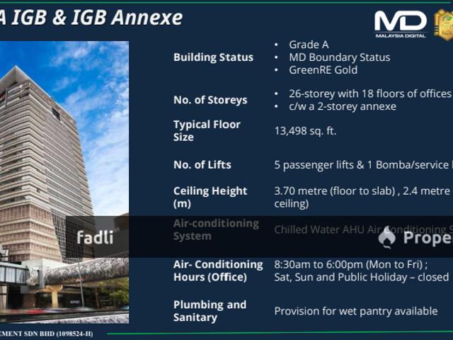 Office for rent in Country Heights Damansara, Kuala Lumpur