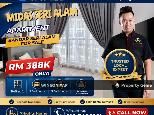 Apartment for sale in Pasir Gudang, Johor
