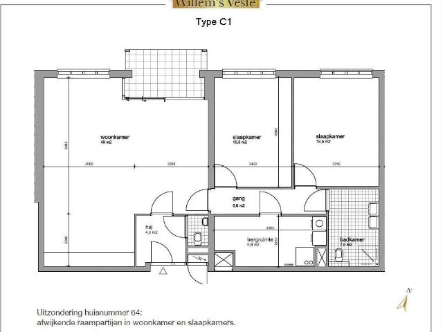 Appartement te huur in Vleuten, Haarzuilens