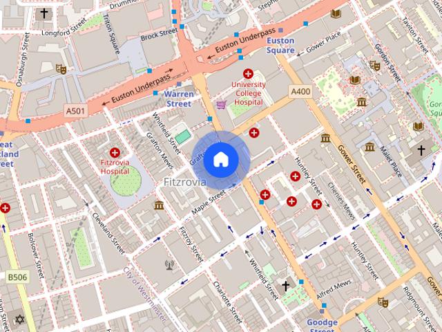 House for rent in Fitzrovia, Greater London
