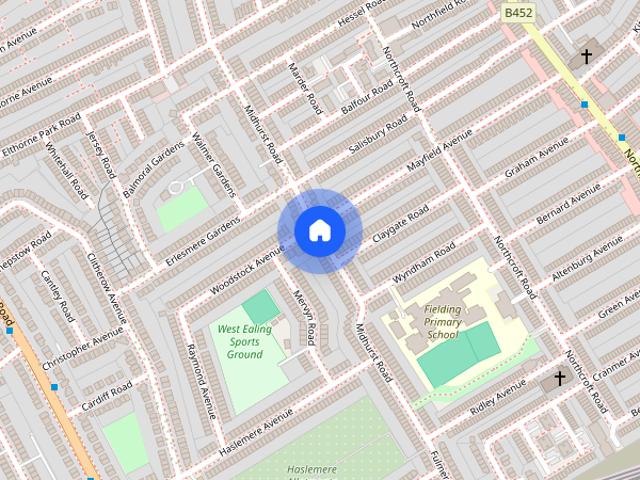 House for rent in London Borough of Ealing, Hanwell
