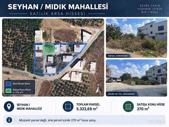 Seyhan, Adana içerisinde satılık Arsa