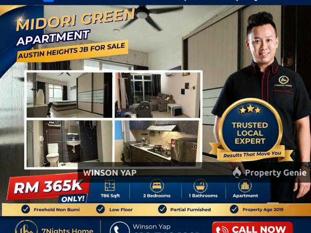Apartment for sale in Tebrau, Johor