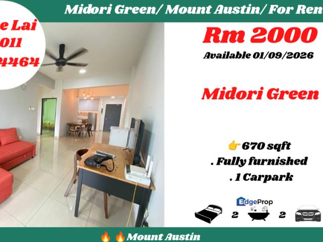 Condominium for rent in Tebrau, Johor