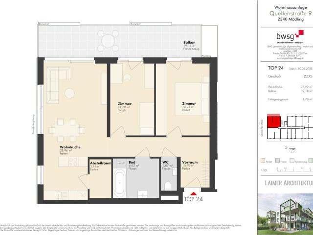 Etagenwohnung kaufen in Mödling