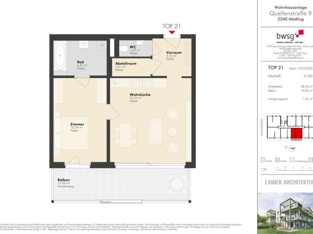 Etagenwohnung kaufen in Mödling