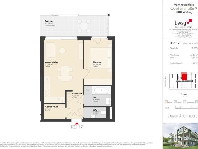 Etagenwohnung kaufen in Mödling