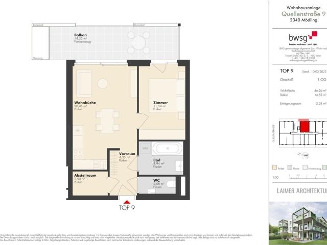 Etagenwohnung kaufen in Mödling