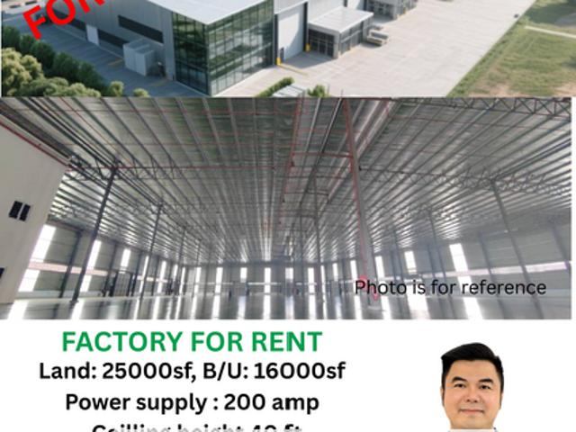 Warehouse for rent in Selangor