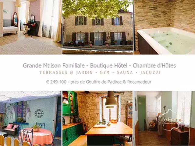 Maison vente à Gourdon, Miers