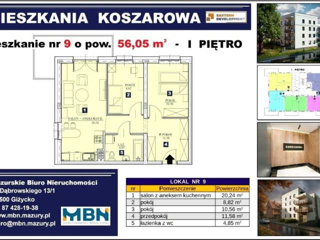 Mieszkanie na sprzedaż w Giżycko, Warmińsko-mazurskie
