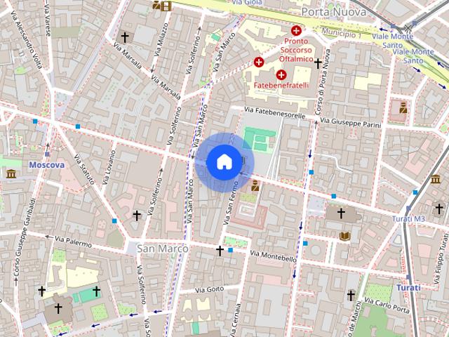 Appartamento in affitto a Brera, Milano