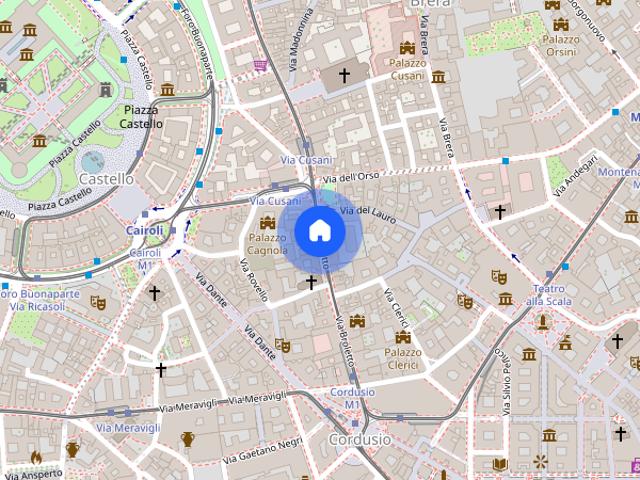 Appartamento in affitto a Brera, Milano