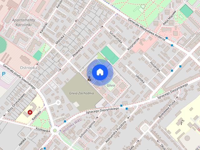Kawalerka do wynajęcia w Ostropka, Gliwice