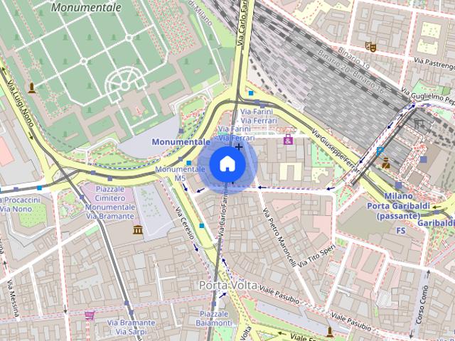 Appartamento in affitto a Porta Volta, Milano