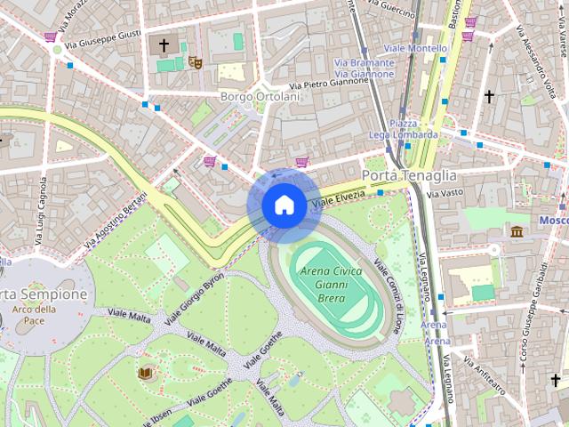 Appartamento in affitto a Parco Sempione, Milano