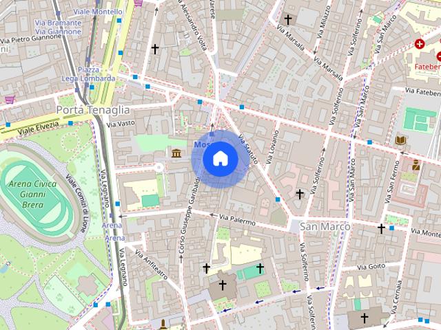 Appartamento in affitto a Brera, Milano