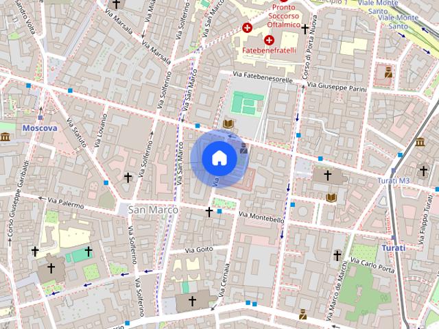 Appartamento in affitto a Brera, Milano