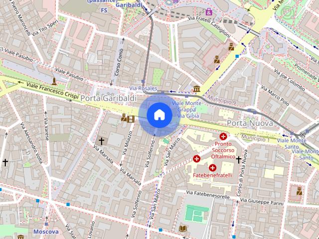 Appartamento in affitto a Brera, Milano