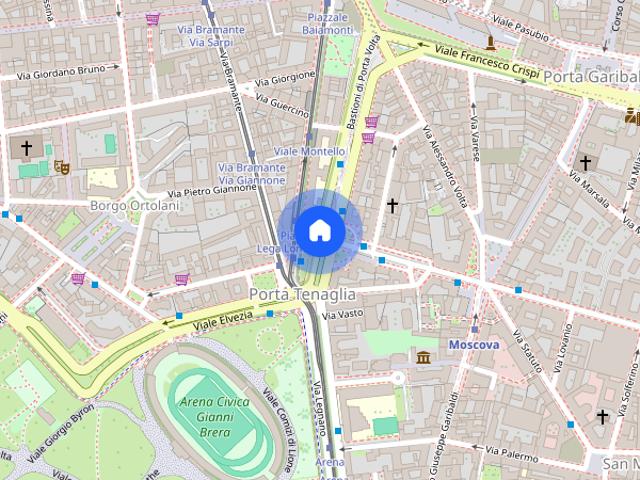 Appartamento in affitto a Borgo Ortolani, Milano