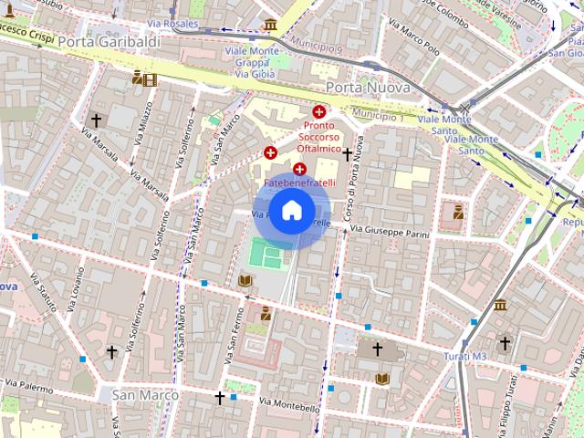 Appartamento in affitto a Brera, Milano