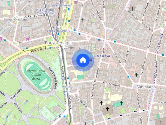 Appartamento in affitto a Brera, Milano