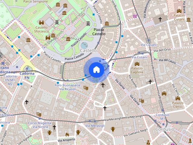 Appartamento in affitto a Duomo, Milano